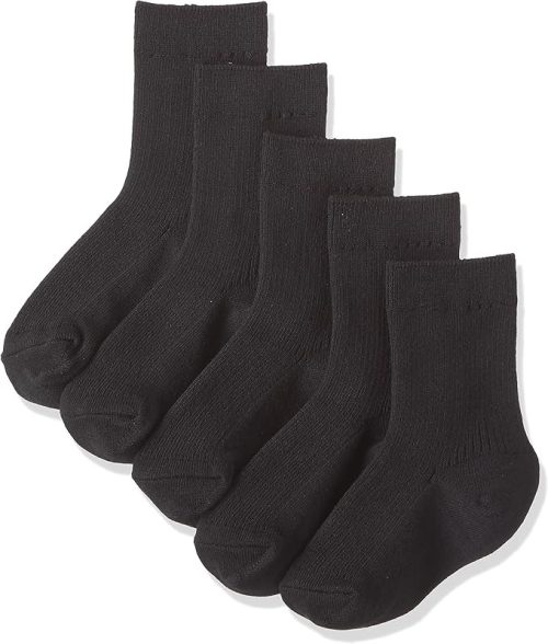 福助(fukuske) キッズ 5足組 スクールソックス ハイソックス丈