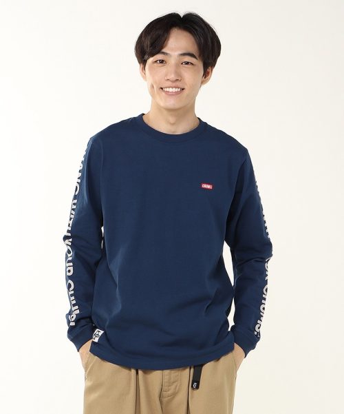 チャムス(CHUMS) HWYCブラッシュドロングスリーブTシャツ ロンT ロングTシャツ