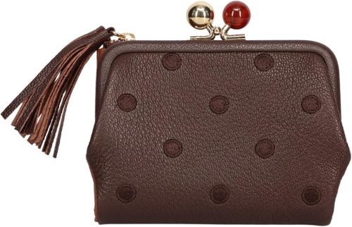 ペルケ(perche) アクリル玉がま口2つ折り財布