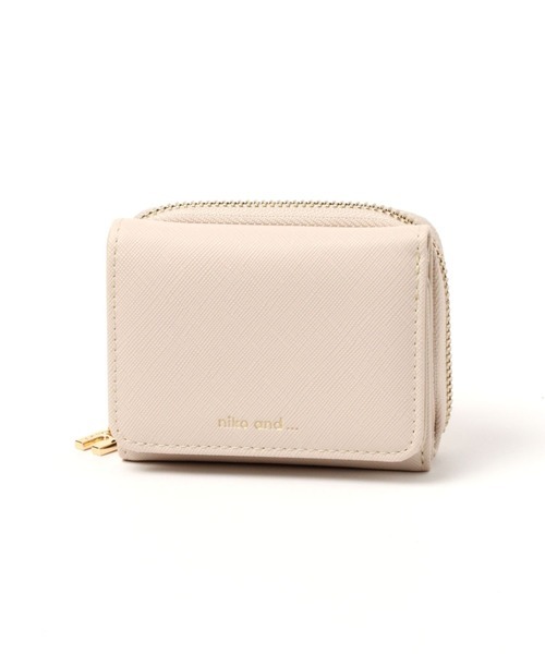 ニコアンド(niko and…) オリジナルロゴ三つ折り財布