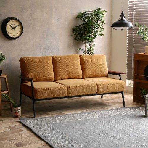 家具350 Basquiat 3人掛けコーデュロイソファ g131002