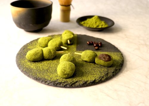 京嵯峨 寶楽庵 抹茶だんご