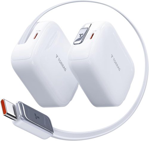TORRAS FlexLine 67W type-c 2ポート急速充電器 1m巻き取り式