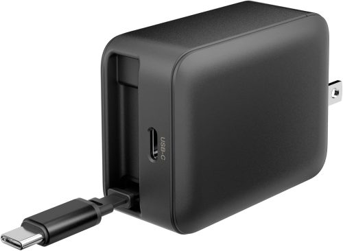 多摩電子工業 巻取り式USB-Cケーブル内蔵 USB充電器 PR-APC265C