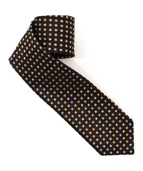 トゥモローランド(TOMORROWLAND) シルク 小紋柄ネクタイ