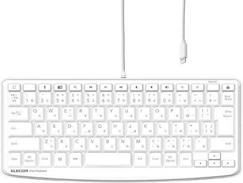 エレコム(ELECOM) Lightning静音ミニキーボード TK-LCM02