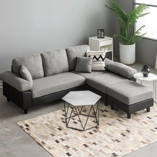 モダンデコ(MODERN DECO) 3人掛け カウチソファ 洗えるカバー