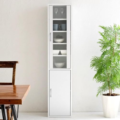 山善(YAMAZEN) 食器棚 スリム コンパクト CCB-1530