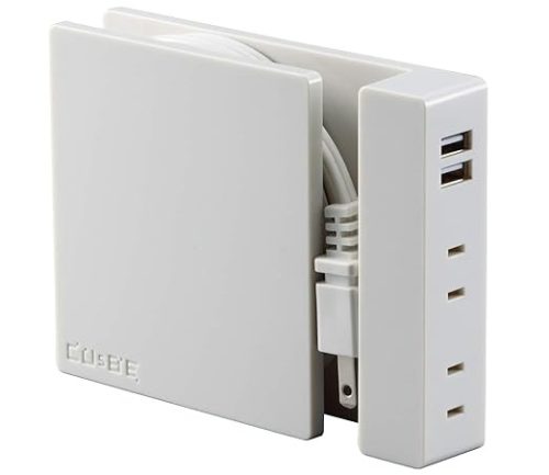 IAKTD CUsBE 巻取り式テーブルタップ SSS-01