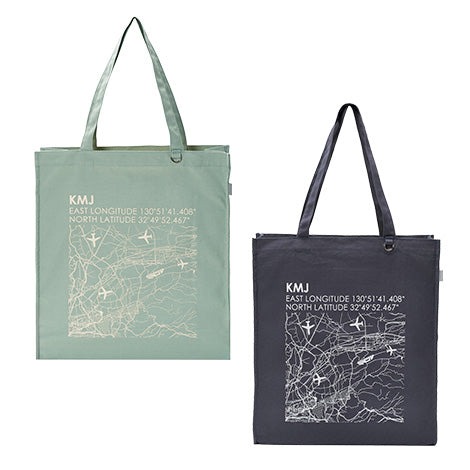 Map Design GALLERY キャンバストートバッグ 熊本空港
