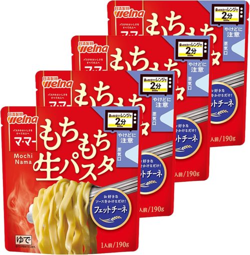 日清製粉ウェルナ マ・マー レンジで2分 もちもち生パスタ フェットチーネ
