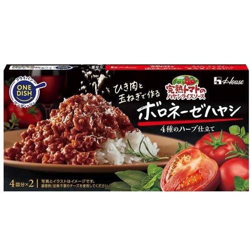 ハウス食品 完熟トマトのハヤシライスソース ボロネーゼハヤシ