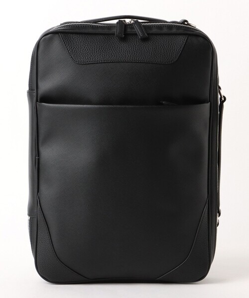 ビームスハート(BEAMS HEART) フェイクレザー 3WAY ブリーフバッグ