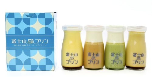 フジノデリス 富士山ルンルンプリンバラエティ4本セット