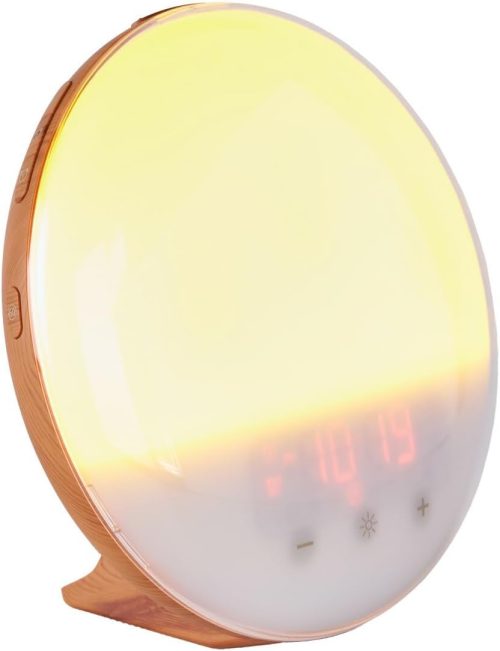 GOLWIS 目覚まし時計 光 大音量 デスクライト sunrise