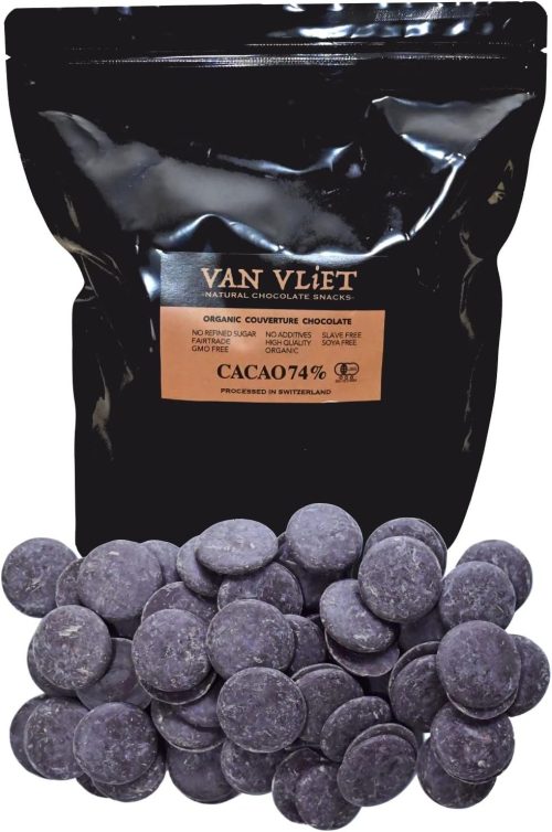 VAN VLiET オーガニック クーベルチュール チョコレート ダーク74％