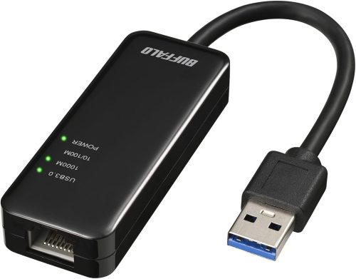 バッファロー(BUFFALO) Giga対応 Type-A USB 3.2 Gen1用 LANアダプター LUA5-U3-AGTE-BK