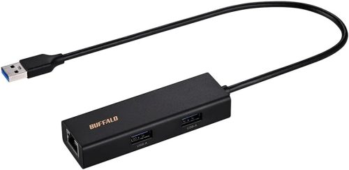 バッファロー(BUFFALO) Giga対応 Type-A USB 3.2 Gen 1用 LANアダプター LUD-U3-AU101BK