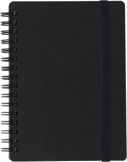 無印良品 上質紙 ダブルリングノート ゴム留付 A6 82111316