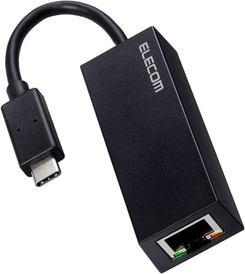 エレコム(ELECOM) USB Type-C(TM)コネクター 1Gbps 有線LANアダプター EDC-GUC3V2-B