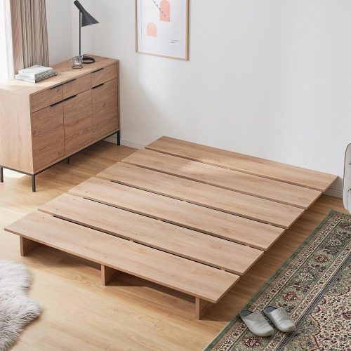 ロウヤ(LOWYA) 木目調ローベッド