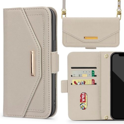 NODALA iPhone15用手帳型ショルダースマホケース