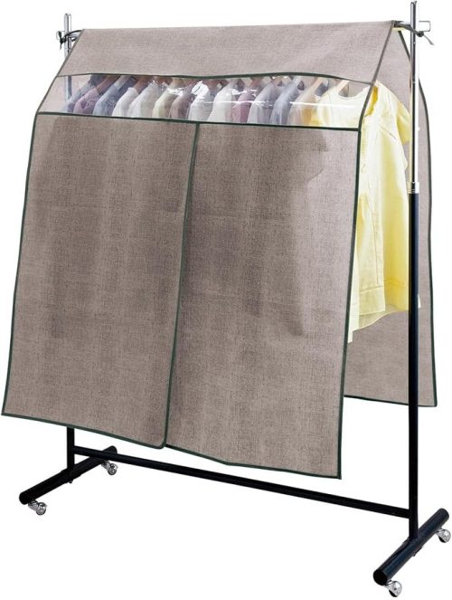 コモライフ ホコリよけ ハンガーラックカバー