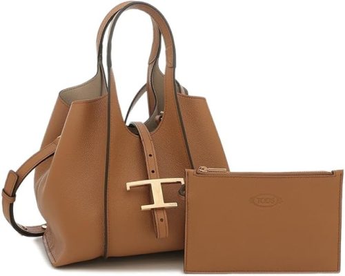 トッズ(TOD'S) T タイムレス レザー ショッピング バッグ ミニ