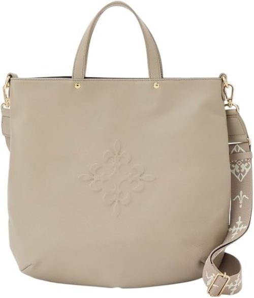 ラシット(russet) エンボスモノグラム 2WAYトートバッグ