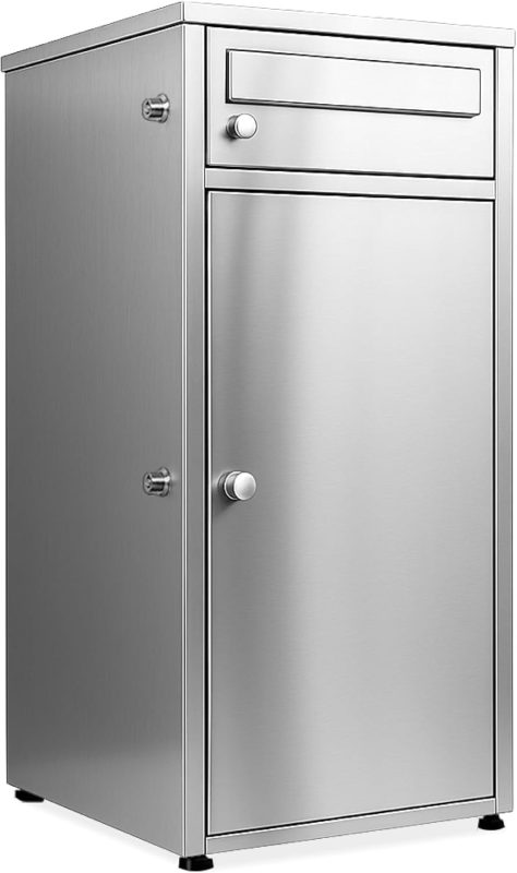 ユーテン(YouTen) 宅配ボックス ステンレス ポスト付 YT-THB07