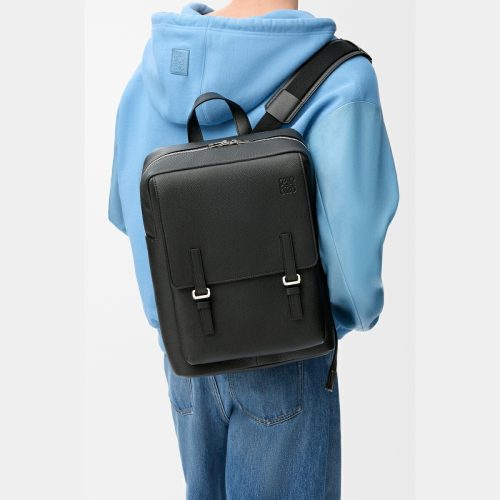 ロエベ(LOEWE) ミリタリー バックパック ソフトグレインカーフ