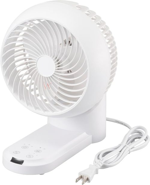 オーム電機(OHM) 360°サーキュレーター 壁掛・卓上両用式 FF-SQ850RY