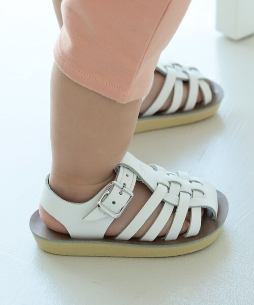 こどもビームス SALT WATER SANDALS SAILOR ウォッシャブル レザー サンダル
