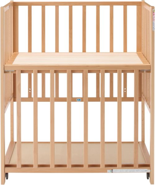 無印良品 ビーチ材 ベビーベッド