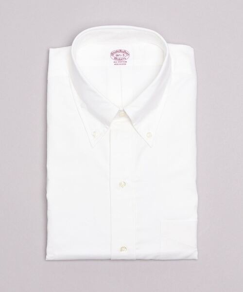 ブルックスブラザーズ(BROOKS BROTHERS) スーピマコットン オックスフォード 6つ釦 ドレスシャツ