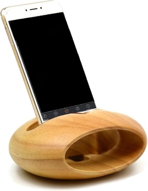 S.fields.inc スマホスタンド 木製スピーカー