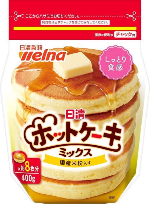 日清製粉ウェルナ ホットケーキミックス チャック付