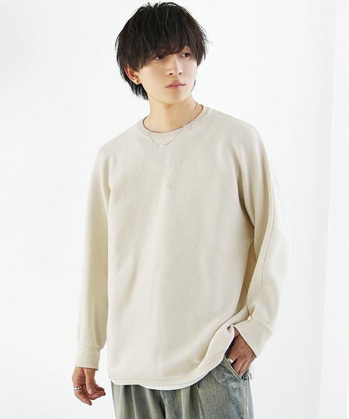 マイノリティ(MinoriTY) ビッグシルエットミラノリブ編みニット クルーネックセーター