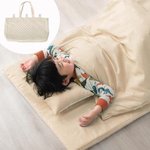 タンスのゲン 洗濯機で全部洗える お昼寝布団 7点セット 81900159