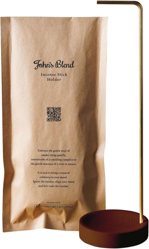 ノルコーポレーション(Nol Corp.) ジョンズブレンド インセンスホルダー ロング ウッド OXJOW0601