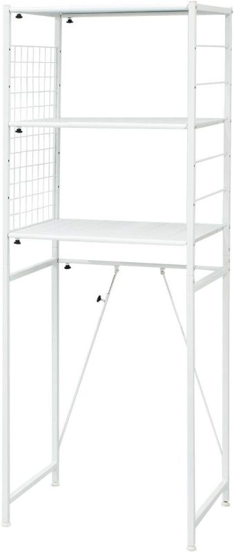 ワイエムワールド 幅伸縮 洗濯機ラック ナルー 00-394