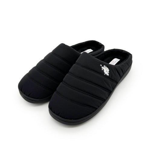 ユーエスポロアッスン(U.S. POLO ASSN.) 別注 ロゴワンポイント ダブルステッチ モックシューズ