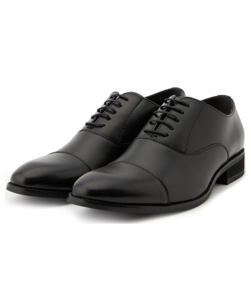スーツセレクト(SUIT SELECT) ストレートチップドレスシューズ ブラック 革 セメント製法