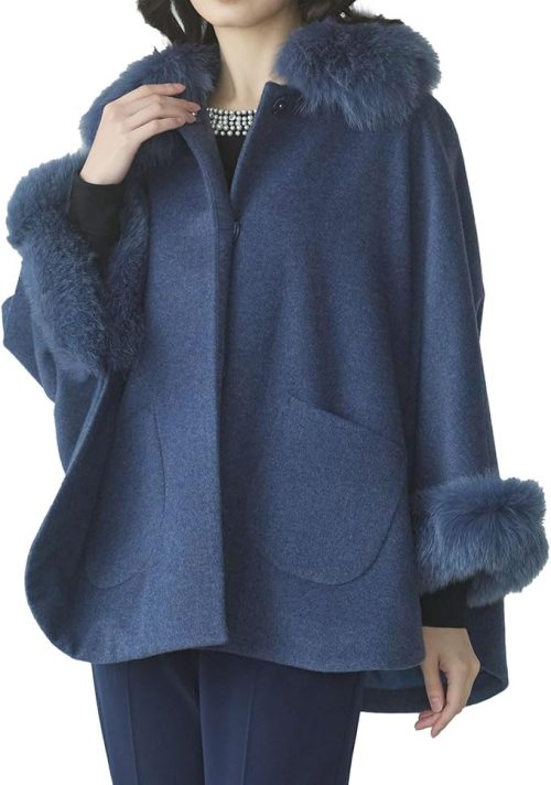 三京商会(sankyo shokai) ウール＆カシミヤケープ