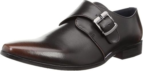 エムエムワン(MM/ONE) プレーントゥ モンクストラップ ビジネスシューズ