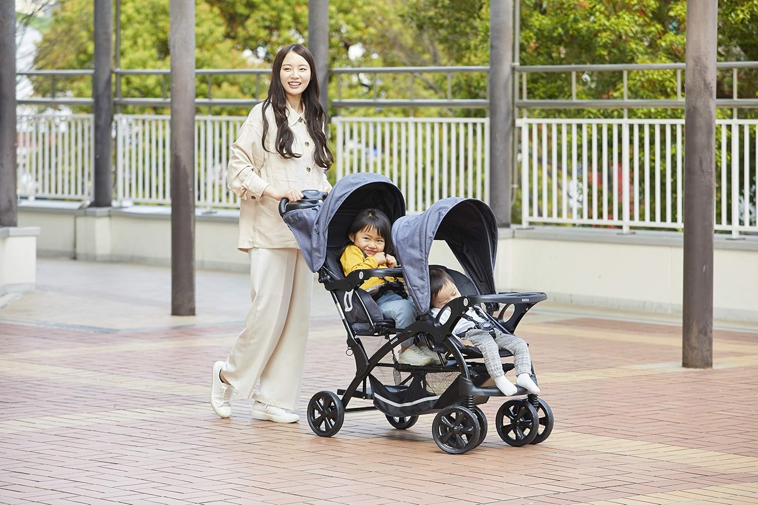 双子用ベビーカーのおすすめ13選。縦型と横型に分けてご紹介