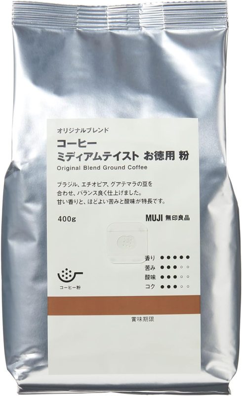 無印良品 オリジナルブレンド コーヒー ミディアムテイスト お徳用 粉