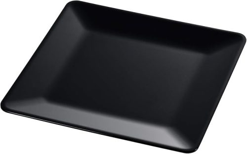 ナガオ(Nagao) 割れない黒い食器 スクエアプレート SP-12B