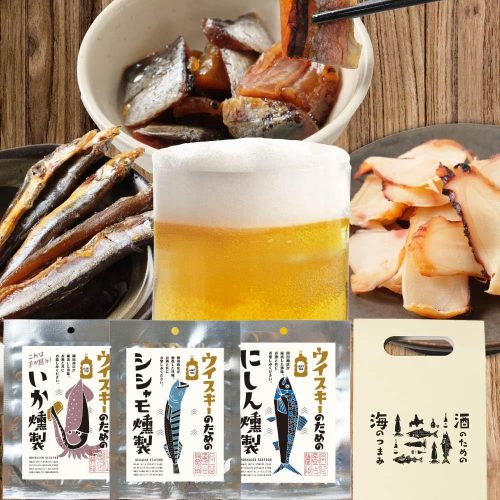 岡田商店 おつまみセット 酒のための海のつまみ 3袋セット