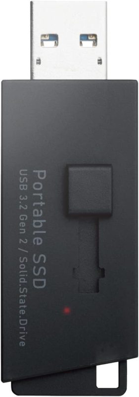 エレコム(ELECOM) 外付けポータブルSSD ESD-EHL0500GBK